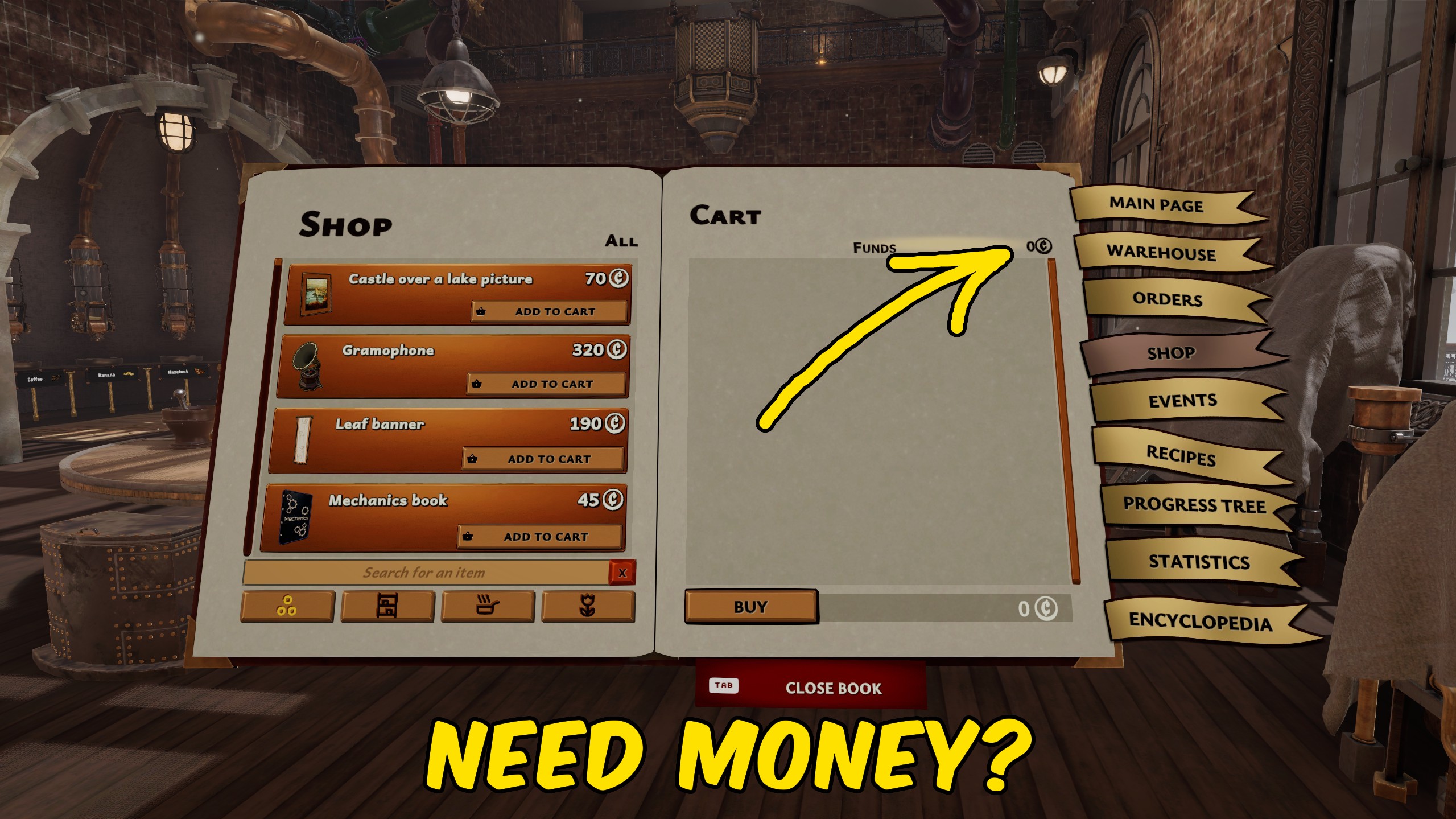 Chocolate Factory Simulator — Give Money